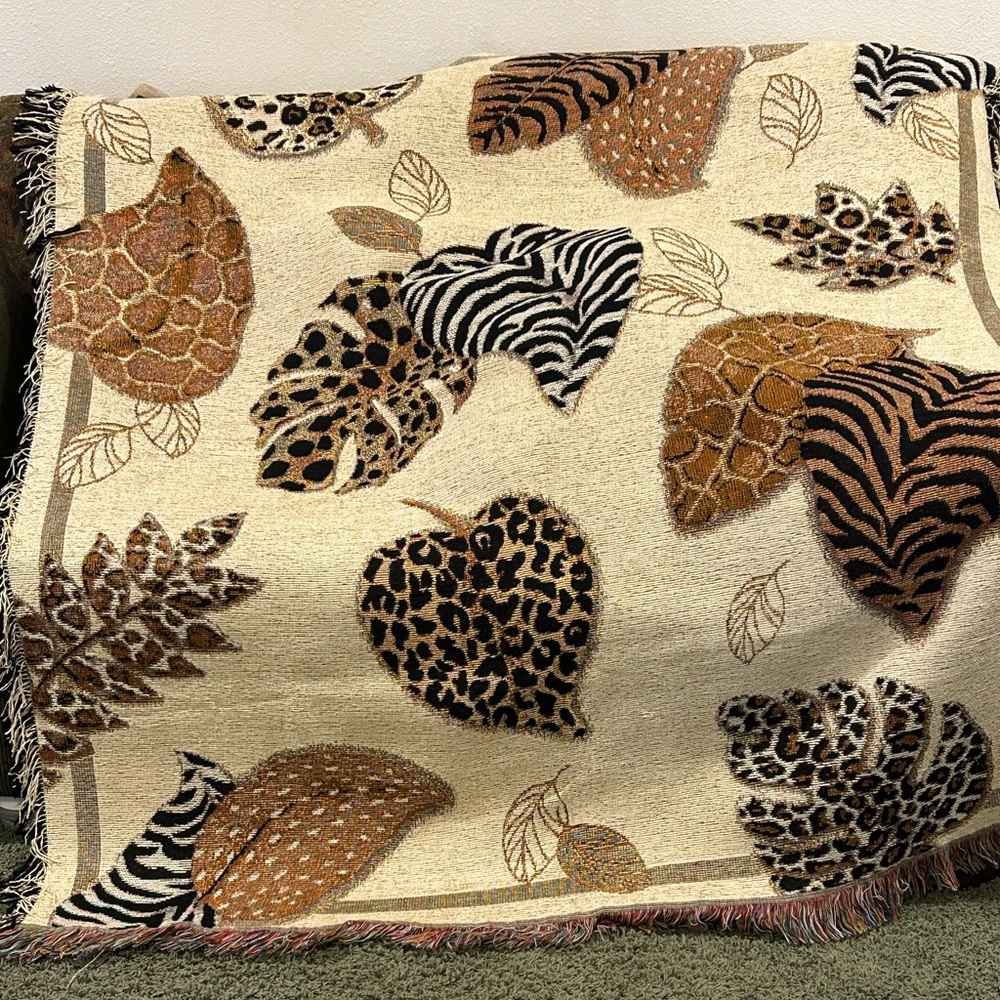 Animal Print Walk on the Wild Side Throw